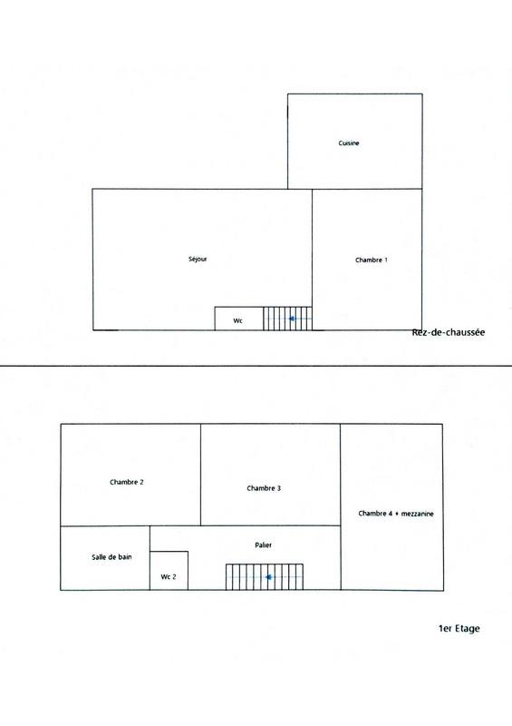Maison en pierre - 125 m² - 5 pièces