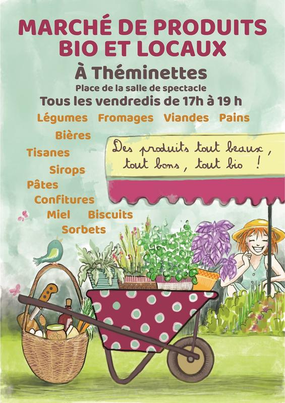 Marché de Producteurs Bio et locaux à Théminettes
