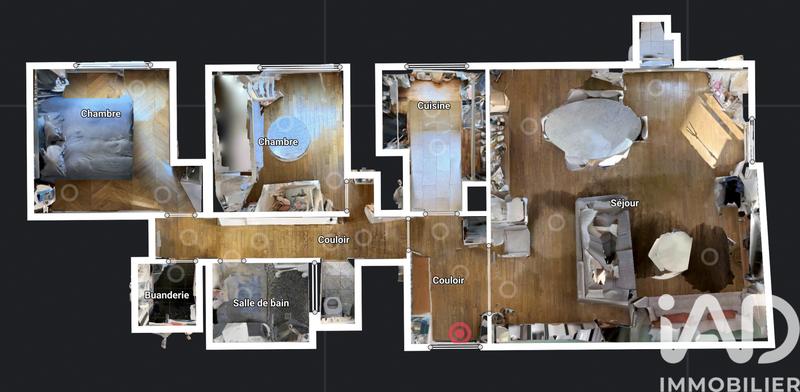 Appartement - 82 m² - 3 pièces