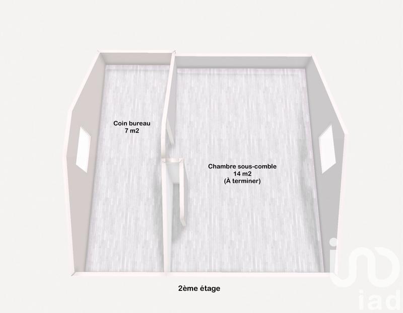 Maison de village - 80 m² - 3 pièces