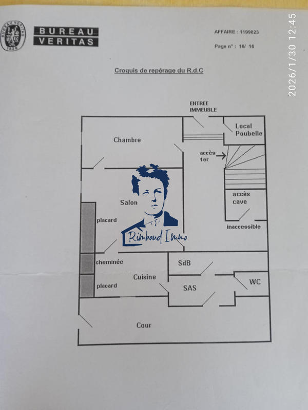 Appartement - 52 m² - 2 pièces