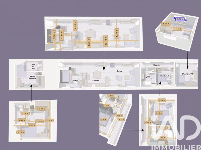 Maison - 170 m² - 5 pièces