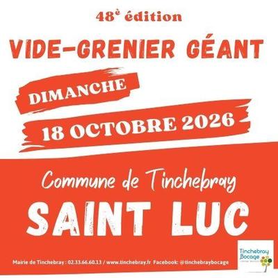Vide-grenier géant - saint luc 2026
