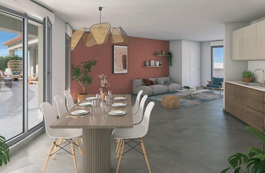 Appartement - 67 m² - 3 pièces