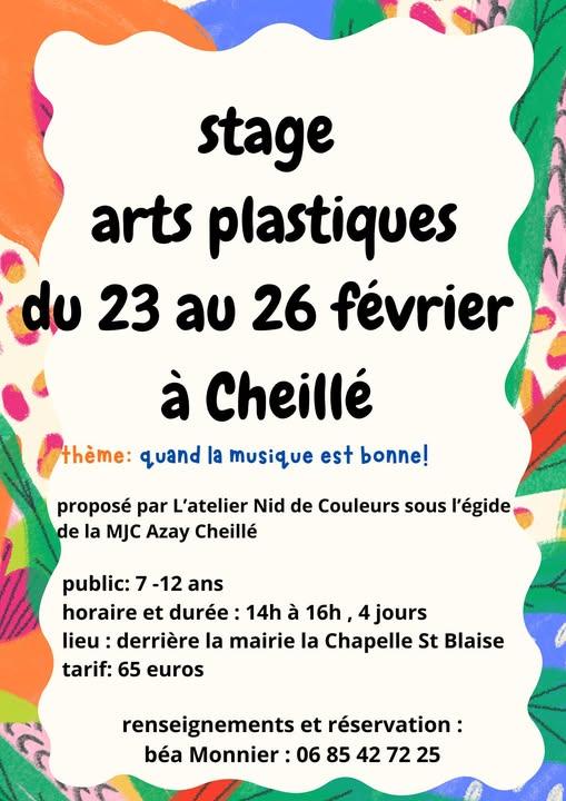 Stage arts plastiques "Quand la musique est bonne"