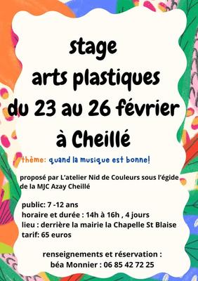 Stage arts plastiques "Quand la musique est bonne"