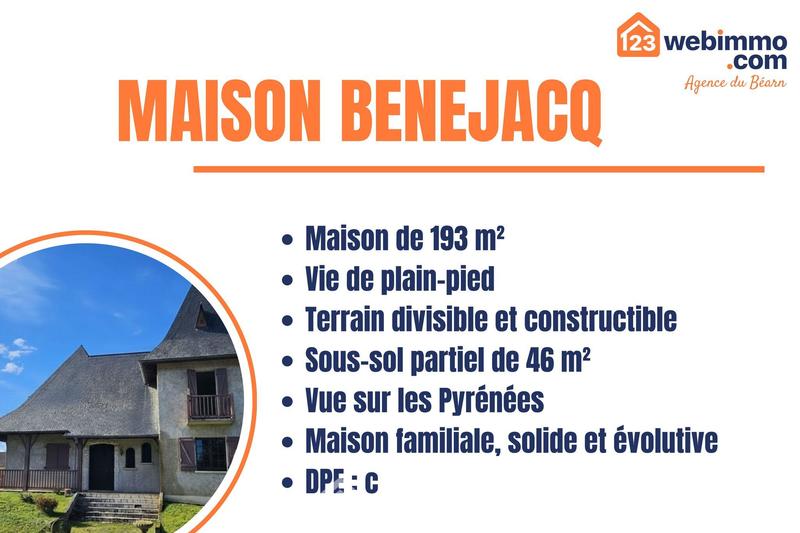 Maison - 193 m² - 7 pièces