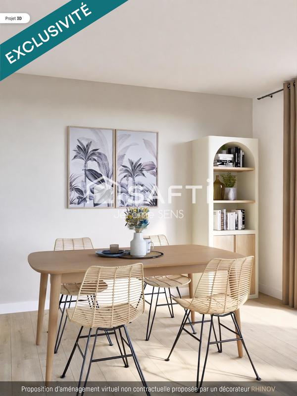 Appartement - 75 m² - 4 pièces