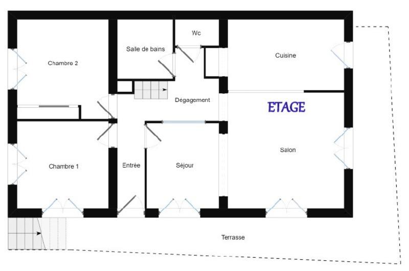 Maison - 70 m² - 3 pièces