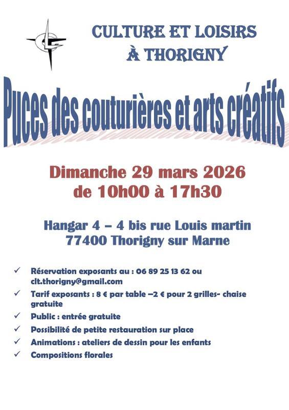 Puces des couturières et arts créatifs