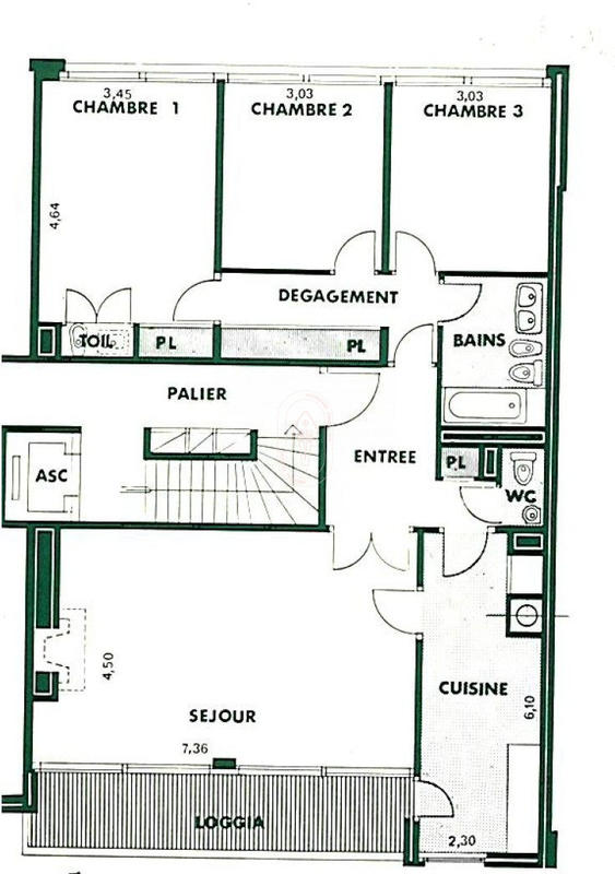 Appartement - 106 m² - 4 pièces