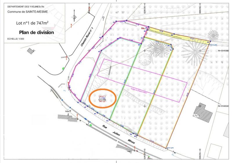 Terrain constructible - 747 m²