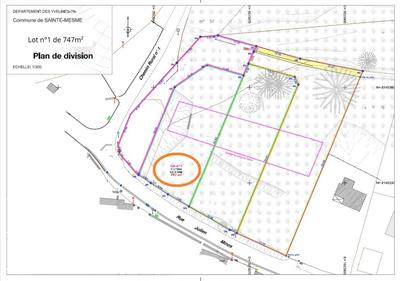 Terrain constructible - 747 m²