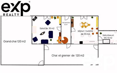 Appartement - 170 m² - 7 pièces