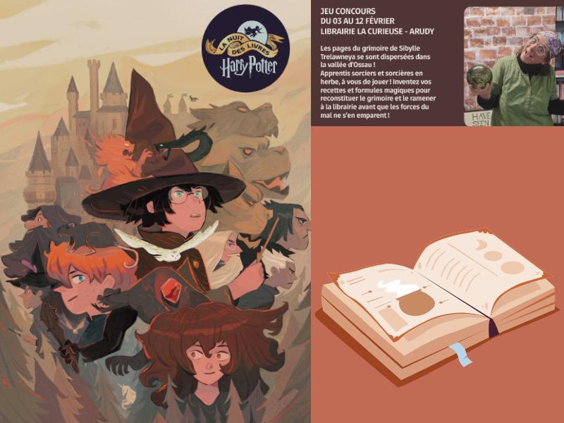 Jeu-Concours - la nuit des livres Harry Potter