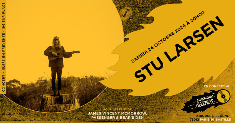 Stu Larsen en concert (côté Records)