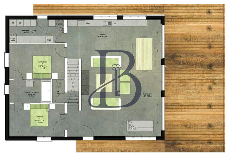 Maison - 195 m² - 8 pièces