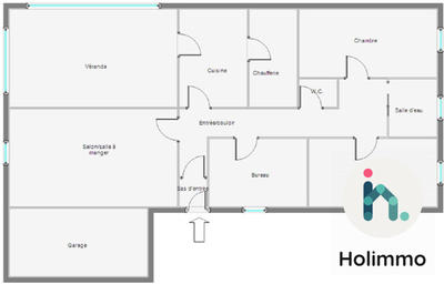 Maison - 107 m² - 5 pièces