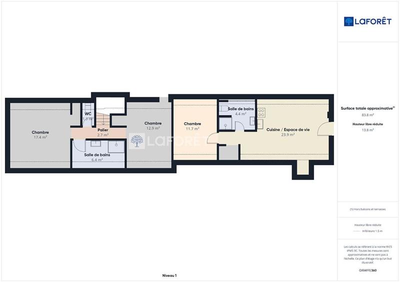 Corps de ferme - 187 m² - 6 pièces