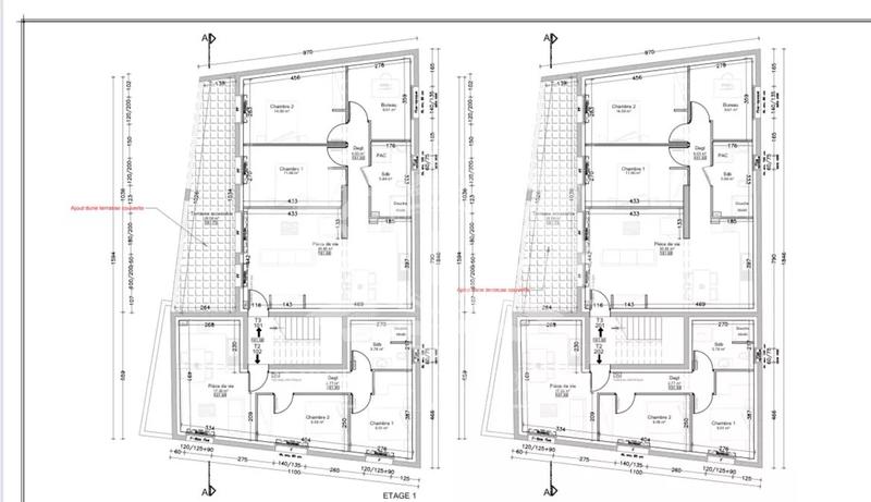 Appartement - 46 m² - 3 pièces