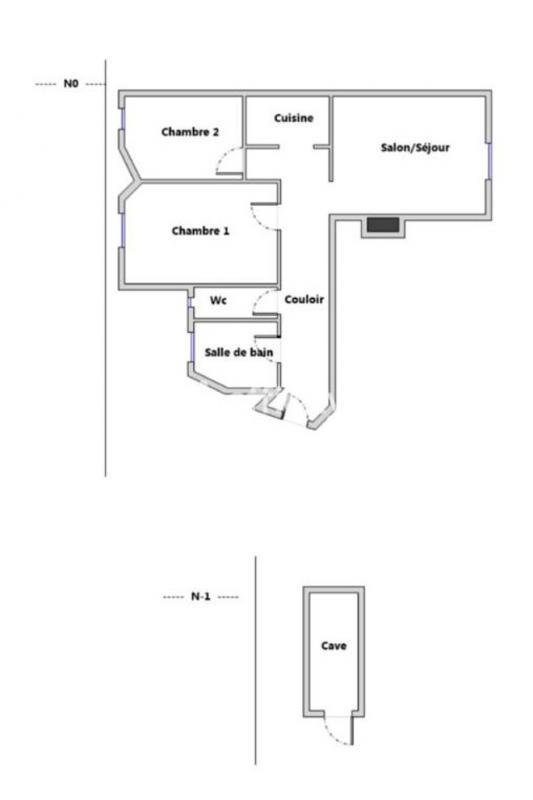 Appartement - 62 m² - 3 pièces