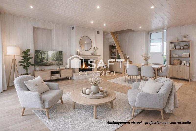 Maison - 92 m² - 4 pièces