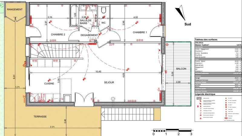 Maison jumelée - 117 m² - 4 pièces