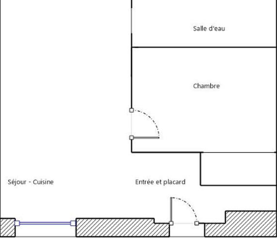 Appartement - 28 m² - 2 pièces