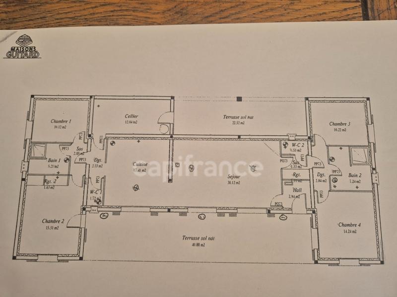 Maison - 130 m² - 6 pièces