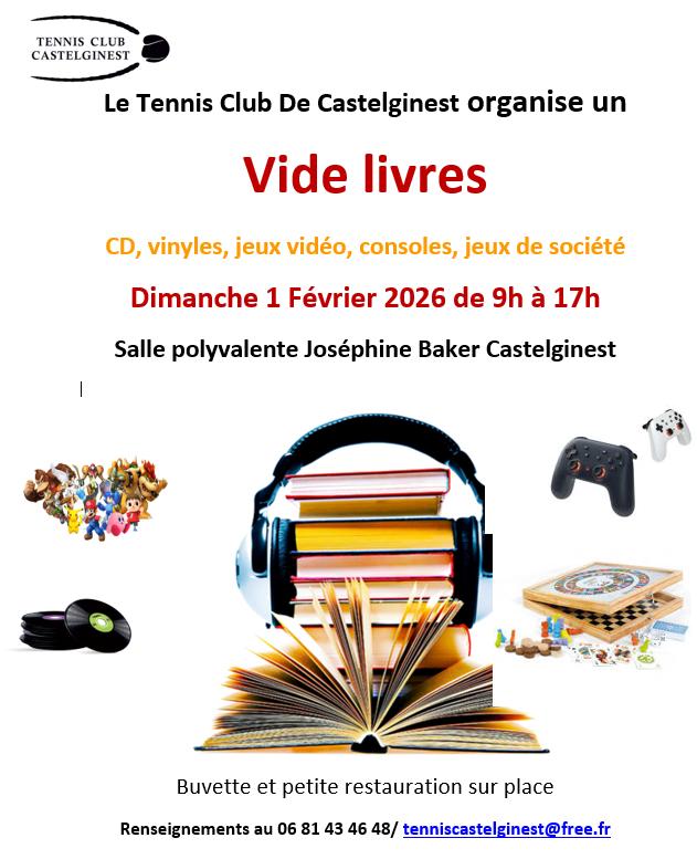 Vide livres du tc castelginest