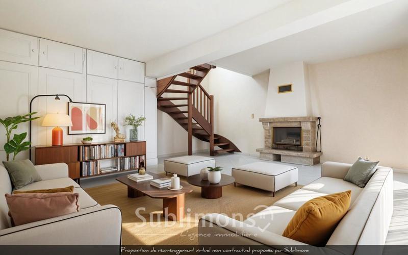 Maison ancienne - 57 m² - 3 pièces