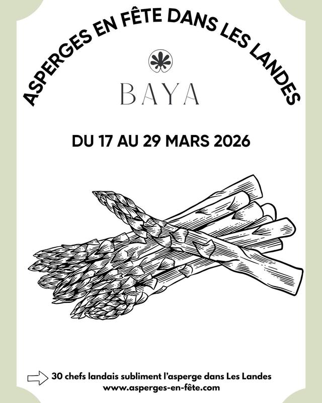 Menu Fête de l'Asperge au Bistro'Baya