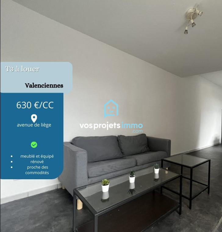 Appartement - 48 m² - 3 pièces