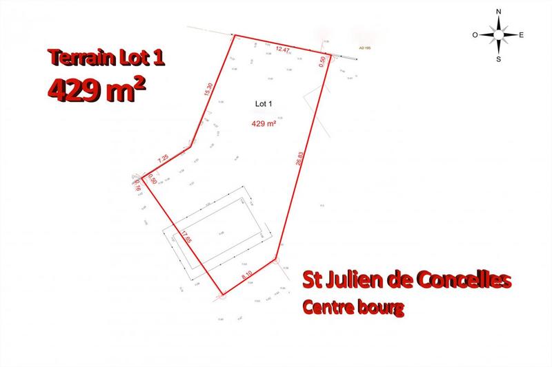Terrain - 430 m²