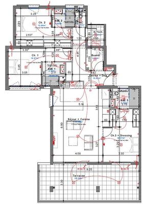 Appartement - 110 m² - 4 pièces
