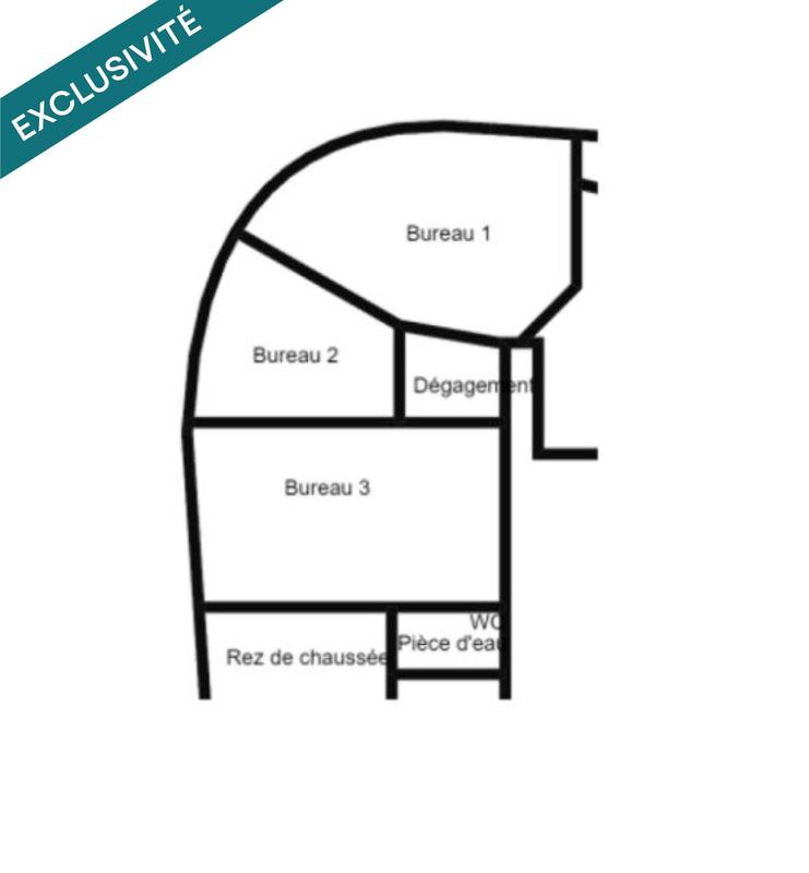 Bureau - 67 m² - 4 pièces