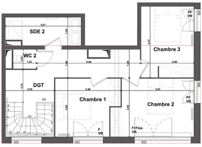 Duplex - 93 m² - 4 pièces