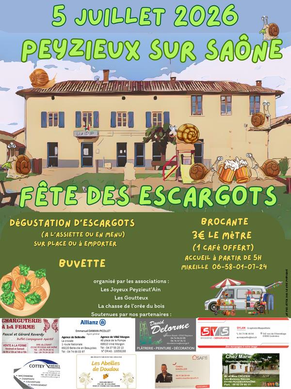 Vide grenier et fête de l'escargot