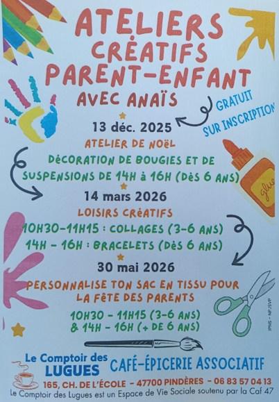 Atelier créatif  parent/enfant