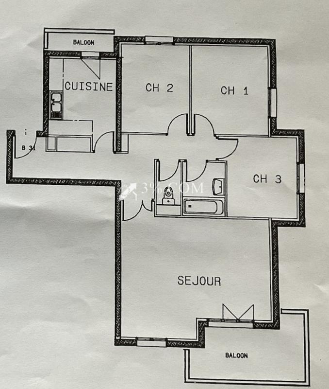 Appartement - 85 m² - 4 pièces