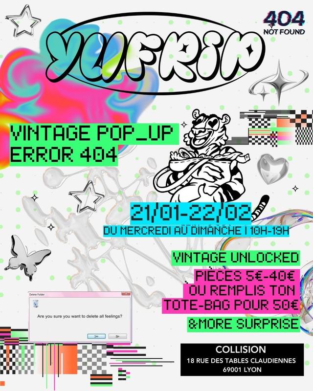 Pop-Up friperie - Erreur 404