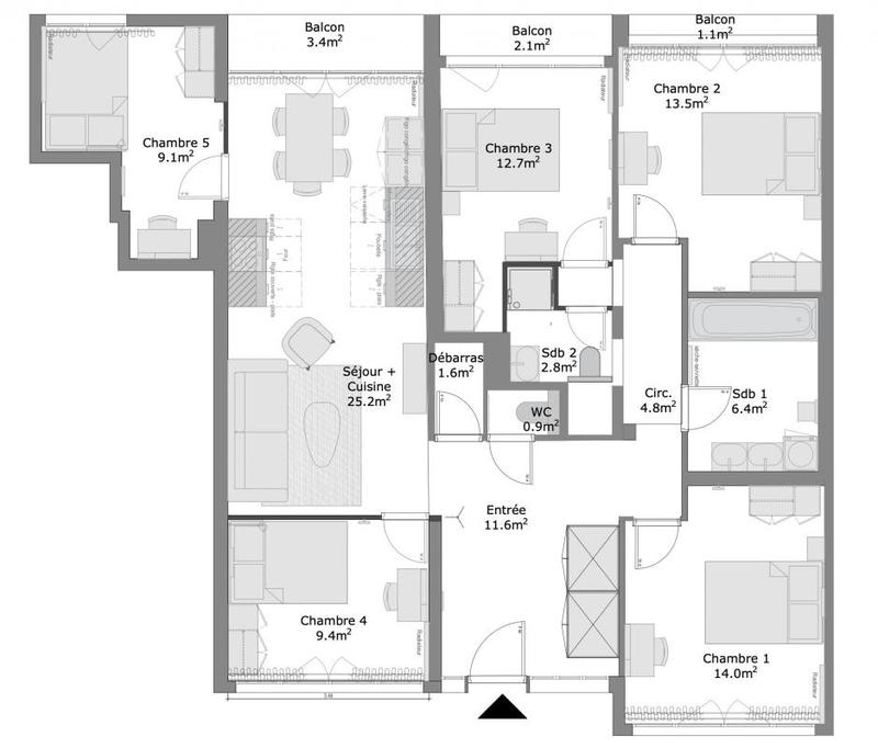 Appartement - 112 m²