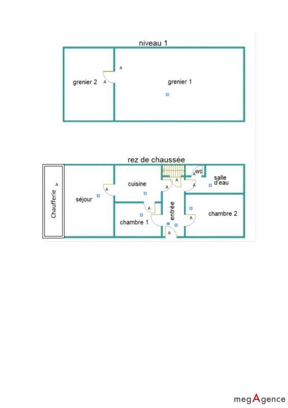 Maison de ville - 65 m² - 4 pièces