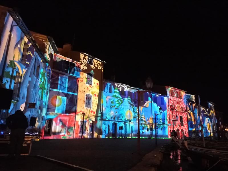 Vidéo-Mapping de Noël à Martigues