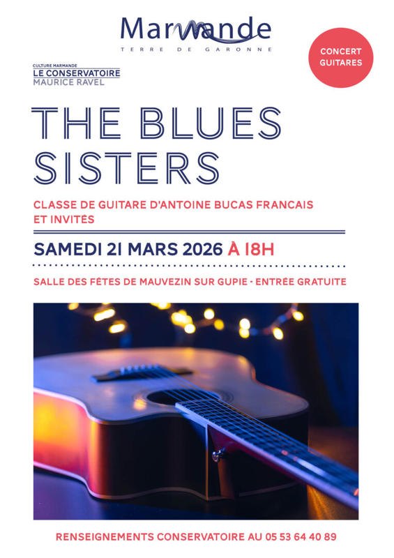 Concert guitare - The Blues Sisters - Conservatoire Maurice Ravel