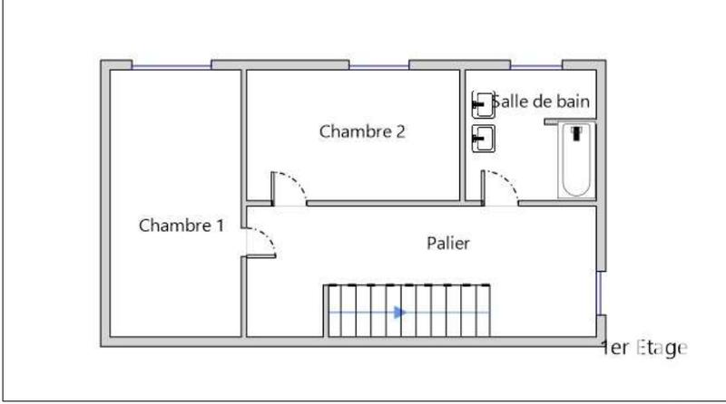 Maison - 85 m² - 4 pièces