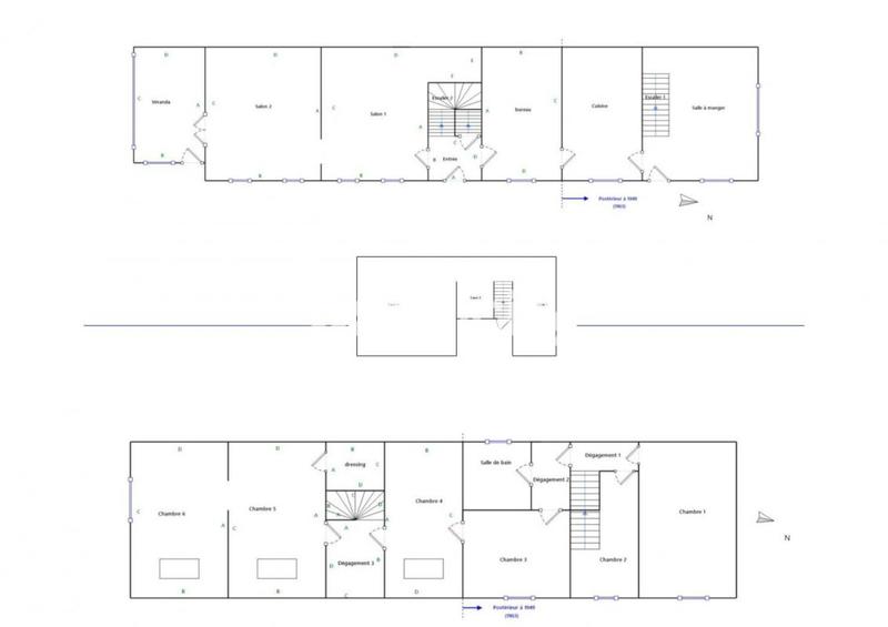 Maison - 208 m² - 12 pièces