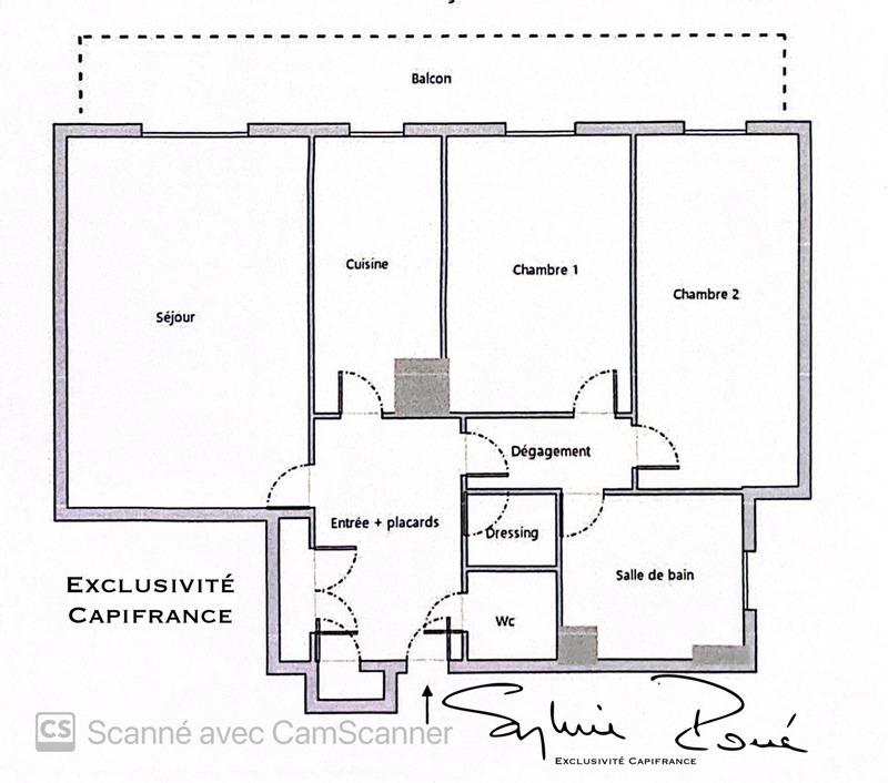 Appartement - 61 m² - 3 pièces