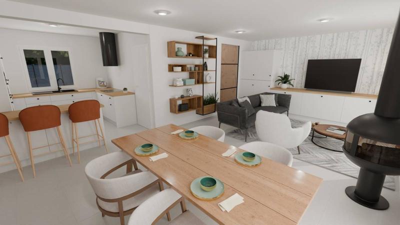 Maison - 96 m² - 4 pièces