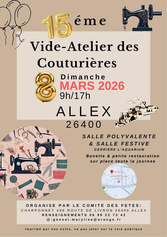 15è Vide Atelier Couturieres